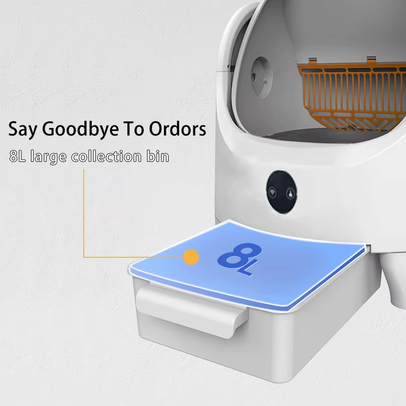 HEYBO Large Capacity Self Cleaning Cat Litter Box.