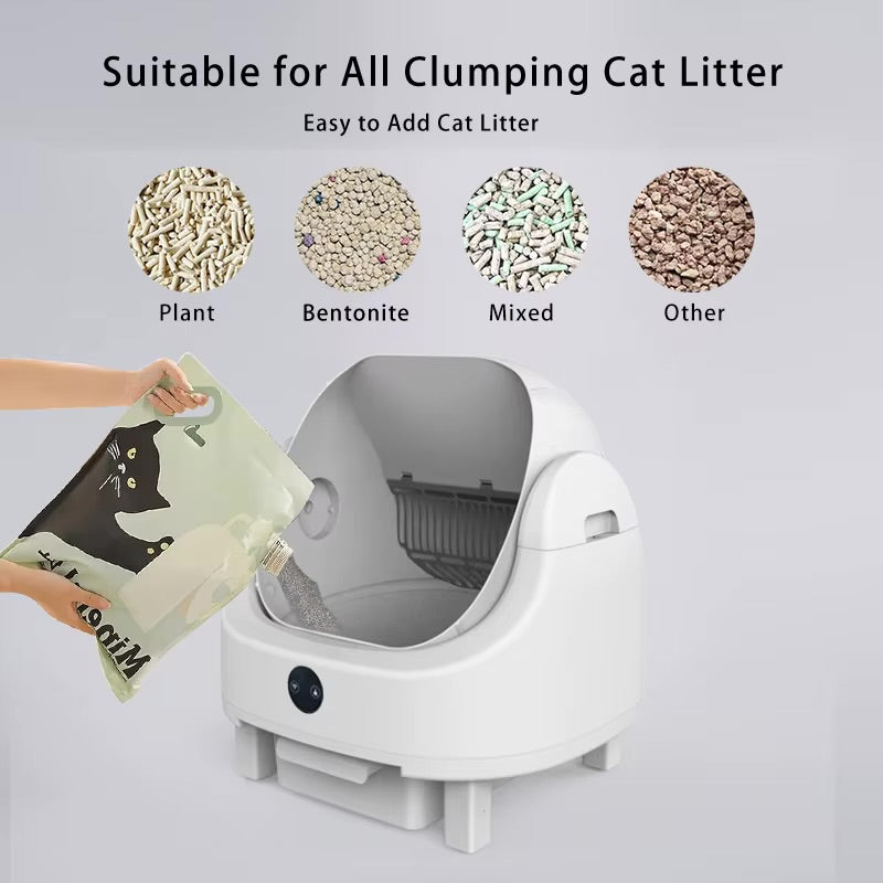 HEYBO Large Capacity Self Cleaning Cat Litter Box.
